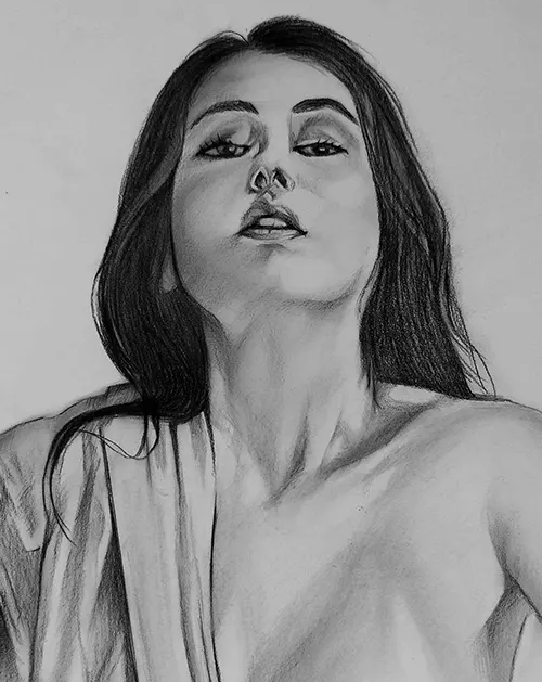custom portrait pencil drawing