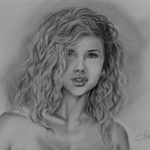 custom pencil portrait