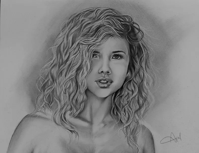 custom pencil portrait custom pencil portrait